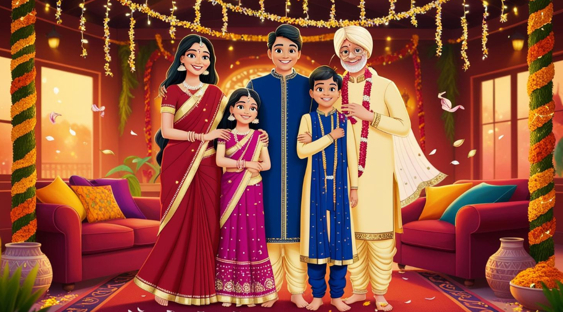 indian family outfits